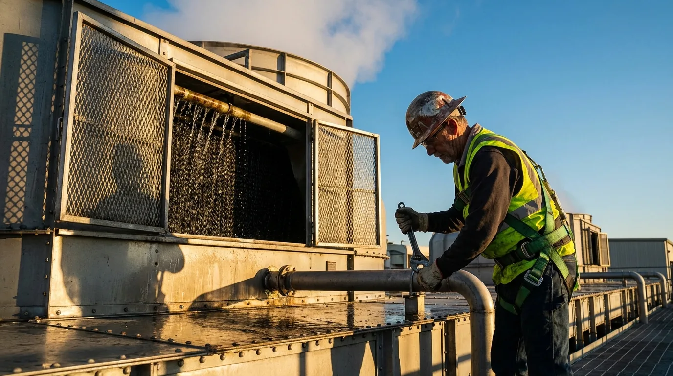 Cooling Tower Maintenance Complete Guide: Water Treatment, Legionella Prevention & Performance Optimization