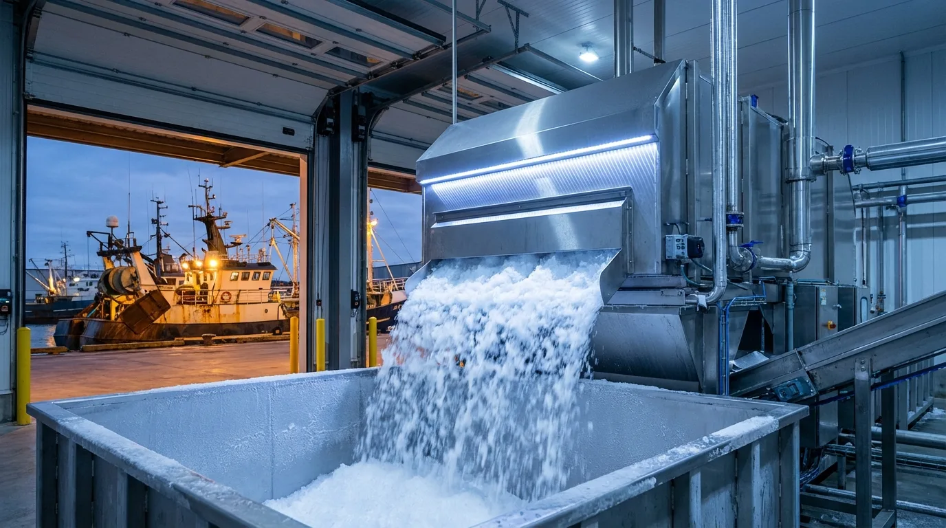 Fishery Ice Making System Selection & Design: Flake Ice, Tube Ice & Slurry Ice Technology Comparison