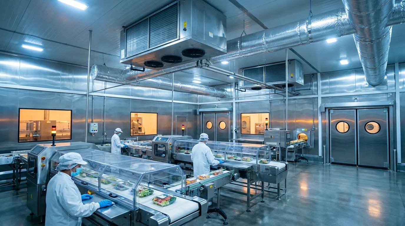 Food Factory HVAC System Design: From Production Line Planning to GHP Compliance