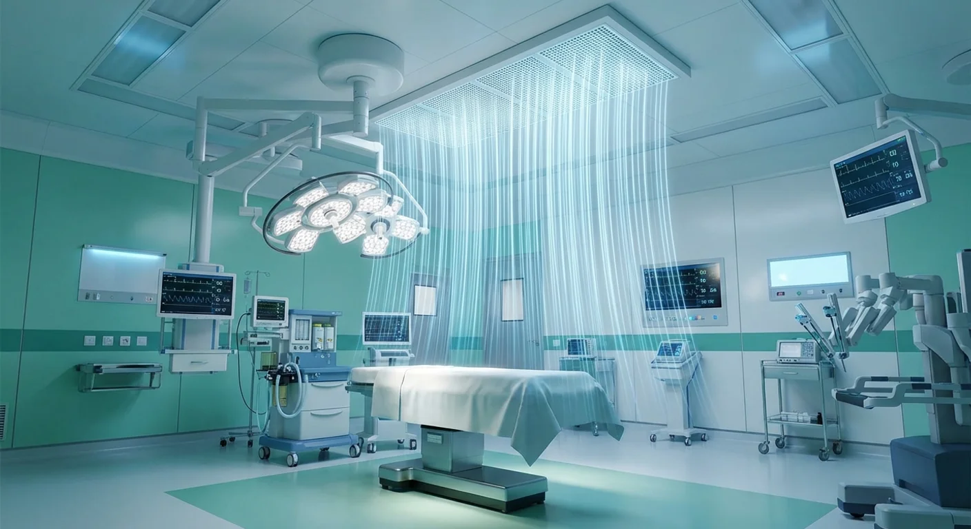 Operating Room HVAC Design Standards: Positive Pressure Control, Laminar Flow Design & ASHRAE 170 Compliance